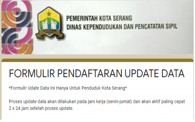 Cara Aktivasi/ Update NIK (yang Tidak Ditemukan/ Tidak Aktif) Kota Serang dan Kabupaten Serang